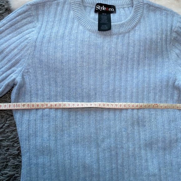 Style & Co. Angora/Wool Ribbed Sweater - Picture 4 of 6